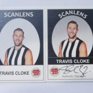 2019 SCANLENS BASE/SIGNATURE CARD BUNDLE TRAVIS CLOKE