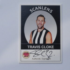 2019 SCANLENS SIGNATURE CARD TRAVIS CLOKE /50