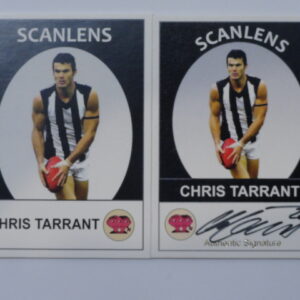 2019 SCANLENS BASE/SIGNATURE CARD BUNDLE CHRIS TARRANT