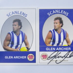 2019 SCANLENS BASE/SIGNATURE CARD BUNDLE GLEN ARCHER