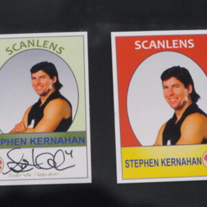 2019 SCANLENS BASE CARD SC12 & SIGNATURE SC9 STEPHEN KERNAHAN BUNDLE