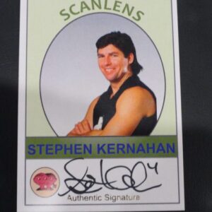 2019 SCANLENS SIGNATURE CARD SC STEPHEN KERNAHAN  /50