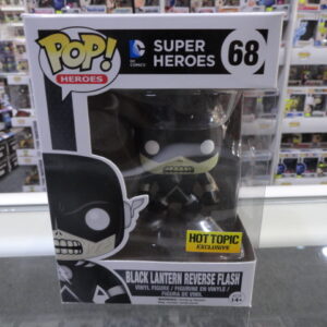 SUPER HEROES - BLACK LANTERN REVERSE FLASH HOT TOPIC POP! VINYL #68
