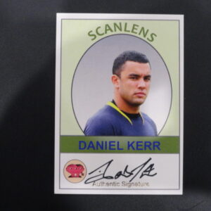 2019 SCANLENS SIGNATURE CARD DANIEL KERR /50