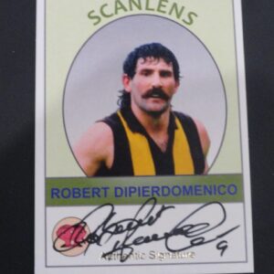 2019 SCANLENS SIGNATURE CARD ROBERT DIPIERDOMENICO /50