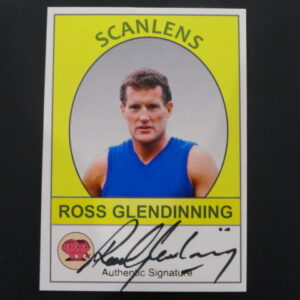 2019 SCANLENS SIGNATURE CARD ROSS GLENDINNING /50
