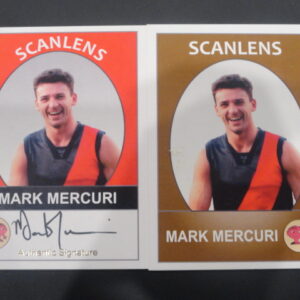2019 SCANLENS BASE/SIGNATURE CARD BUNDLE MARK MERCURI