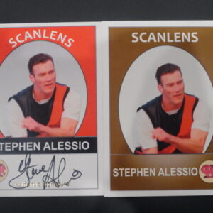 2019 SCANLENS BASE/SIGNATURE CARD BUNDLE STEPHEN ALESSIO