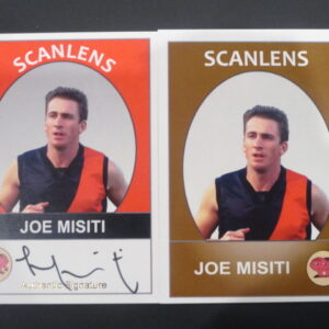 2019 SCANLENS BASE/SIGNATURE CARD BUNDLE JOE MISITI