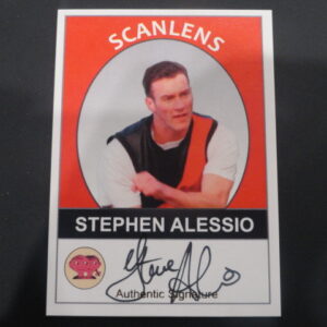 2019 SCANLENS SIGNATURE CARD STEPHEN ALESSIO /50