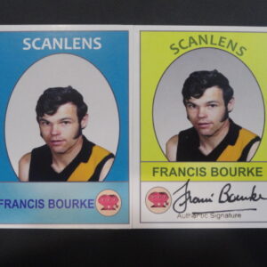 2019 SCANLENS BASE/SIGNATURE CARD BUNDLE FRANCIS BOURKE