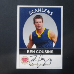 2019 SCANLENS SIGNATURE CARD BEN COUSINS /50
