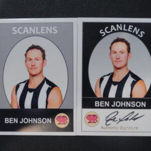2019 SCANLENS BASE/SIGNATURE CARD BUNDLE BEN JOHNSON