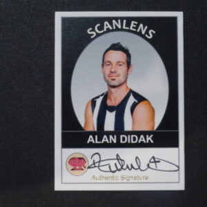 2019 SCANLENS SIGNATURE CARD ALAN DIDAK /50