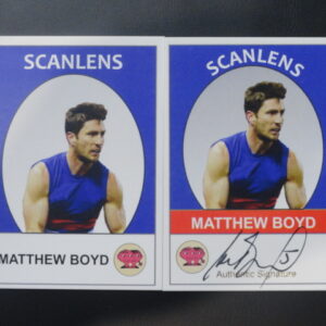2019 SCANLENS BASE/SIGNATURE CARD BUNDLE MATTHEW BOYD