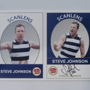 2019 SCANLENS BASE/SIGNATURE CARD BUNDLE STEVE JOHNSON