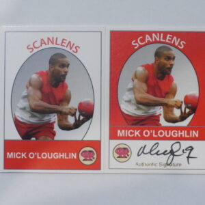 2019 SCANLENS BASE/SIGNATURE CARD BUNDLE MICK O'LOUGHLIN