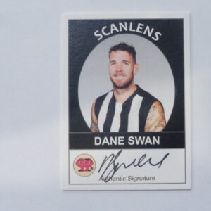 2019 SCANLENS SIGNATURE CARD DANE SWAN /50