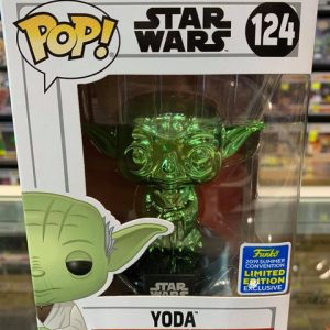 Star Wars - Yoda Green Chrome (2019 Summer Convention Exclusive) #124