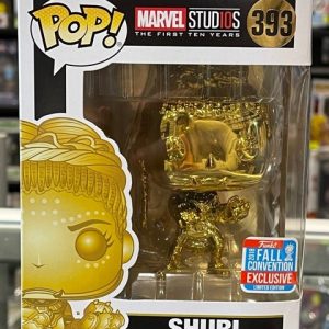 Funko Pop! Marvel Studios The First 10 Years - Gold Chrome Shuri (2018 Fall Convention Exclusive) #393