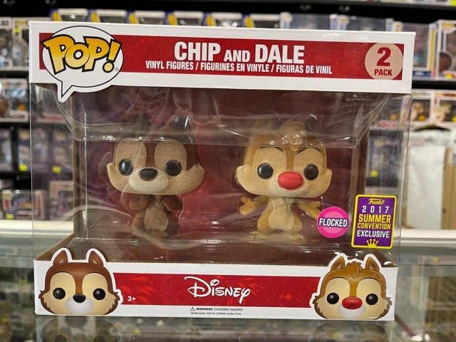 Disney - Chip & Dale Flocked (SDCC Exclusive 2017) 2-PACK