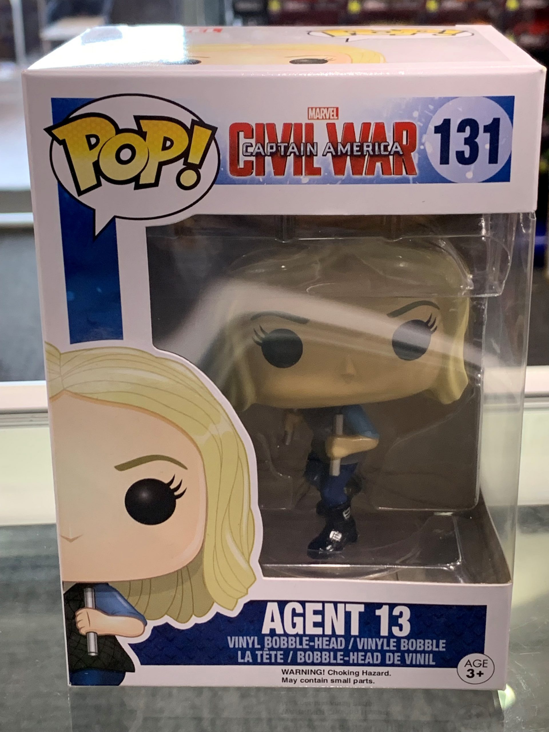 Funko Pop! Captain America Civil War - Agent 13 #131 Pop! Vinyl