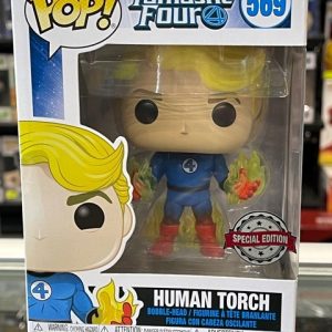 Fantastic Four - Human Torch with Flames US Exclusive Pop! Vinyl