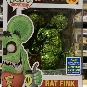 Rat Fink- Green Chrome Rat Fink (2019 Summer Convention) #15