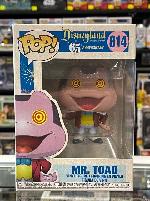 Disneyland 65th Anniversary - Mr Toad with Spinning Eyes #814