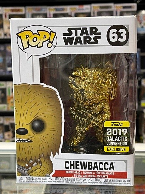 Star Wars - Chewbacca Gold Chrome (2019 Galactic Convention Exclusive) #63