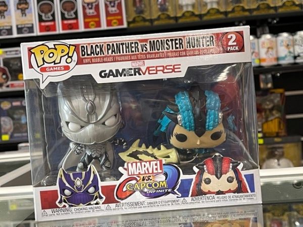 Marvel vs Capcom: Infinite - Black Panther & Monster Hunter Pop! Vinyl 2-pack
