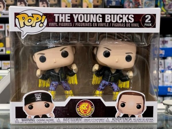 King Of Sports NJPW - The Young Bucks (Yellow/Purple) 2 Pack