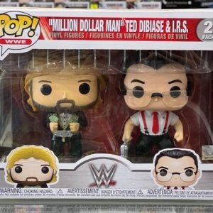 WWE - "Million Dollar Man" Ted Dibiase & I.R.S. 2 Pack