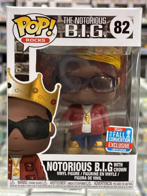 The Notorious B.I.G. - Notorious B.I.G. With Crown (2018 NYCC Exclusive) Pop! Vinyl #82