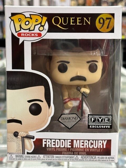 Queen - Freddie Mercury Diamond (FYE Exclusive) Pop! Vinyl #97