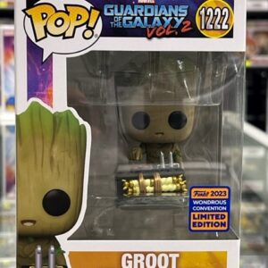 Guardians of the Galaxy: Vol 2 - Groot with Button WC Exclusive Pop! #1222