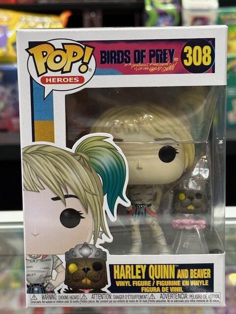 Funko Pop! Birds of Prey - Harley Quinn and Beaver #308
