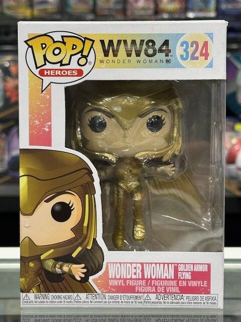 Funko Pop! Wonder Woman 2: WW84 - Wonder Woman Gold Flying Pose #324
