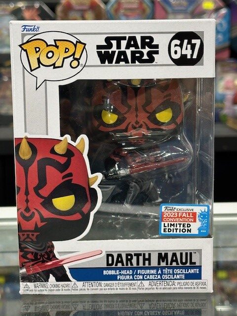 Funko Pop! Star Wars - Cybernetic Darth Maul (NYCC 2023 Exclusive) #647