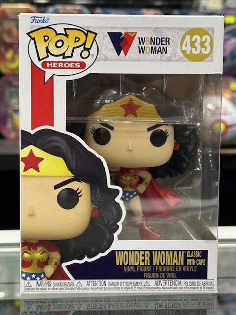 Funko Pop! Wonder Woman 80th Anniversary - Classic with Cape #433