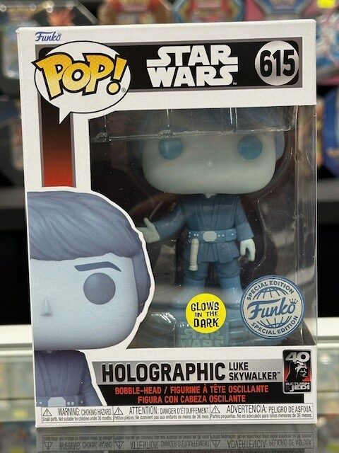 Funko Pop! Star Wars: Return of the Jedi 40th Anniversary - Holo Luke Glow (Special Edition) #615