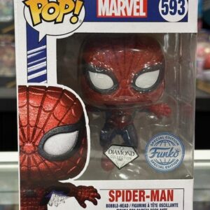 Funko Pop! Marvel Comics 80th - Spider-Man 1st Appearance Diamond Glitter (Special Edition) #593