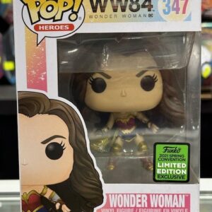 Funko Pop! Wonder Woman 2: WW84 - Wonder Woman with Tiara Boomerang (ECCC 2021 US Exclusive) #347