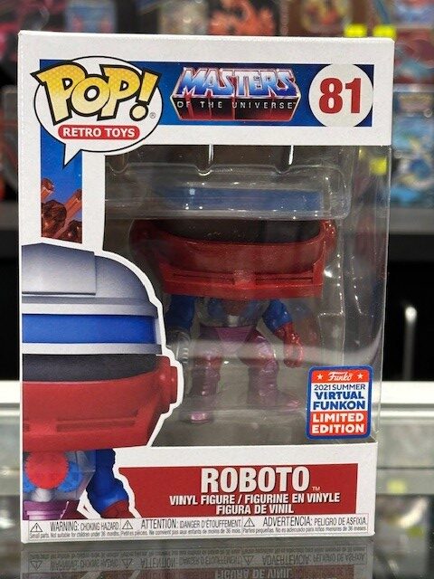 Funko Pop! Masters of the Universe - Roboto (SDCC 2021 Exclusive) #81