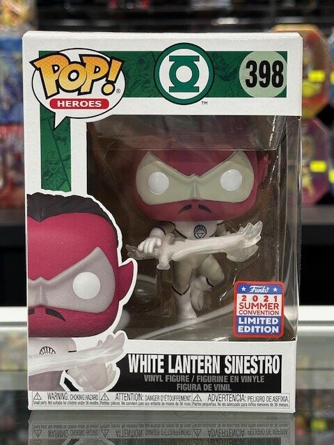 Funko Pop! Green Lantern (comics) - White Lantern Sinestro (SDCC 2021Exclusive) #398