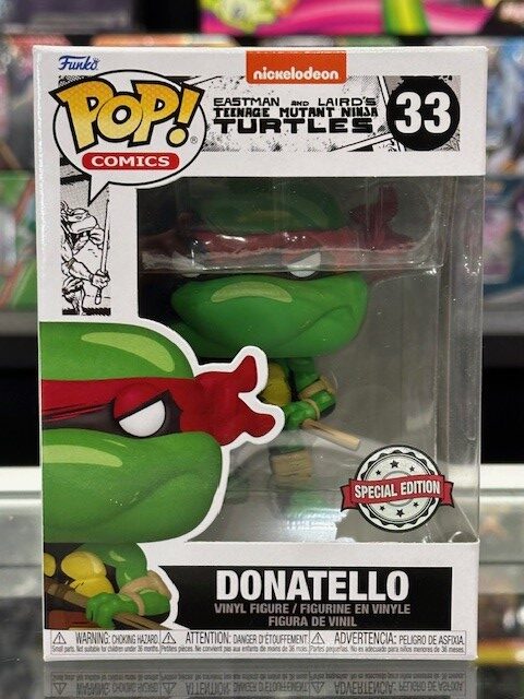 Funko Pop! Teenage Mutant Ninja Turtles (comics) - Donatello (Special Edition) #33