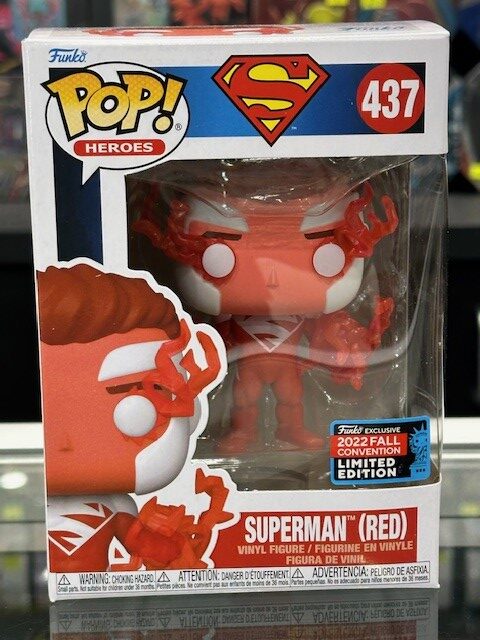 Funko Pop! DC Heroes Superman - Superman (Red) (NYCC 2022 Exclusive) #437
