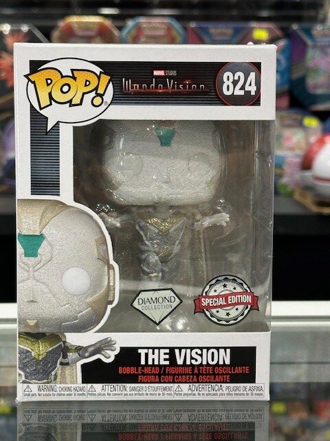 Funko Pop! WandaVision - White Vision Diamond Glitter (Special Edition) #824