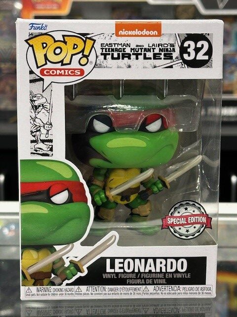 Funko Pop! Teenage Mutant Ninja Turtles (comics) - Leonardo (Special Edition) #32