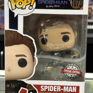Funko Pop! SpiderMan: No Way Home - Spider-Man (Black Suit) Unmasked (Special Edition) #1073